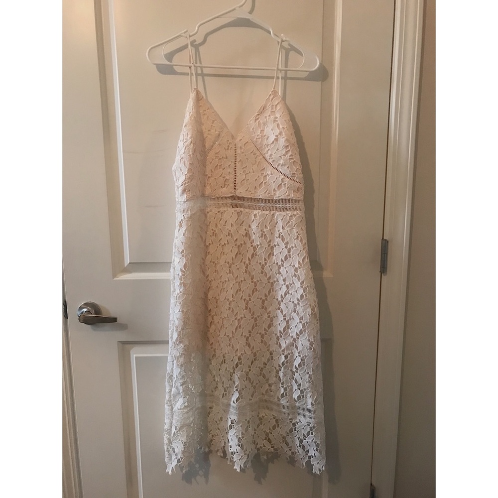 Lace White & Cream Dress